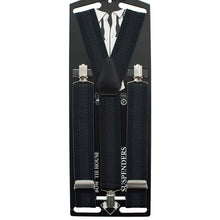 Black Suspenders - Bow Tie House