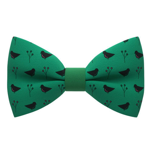 Green Birds Bow Tie - Bow Tie House