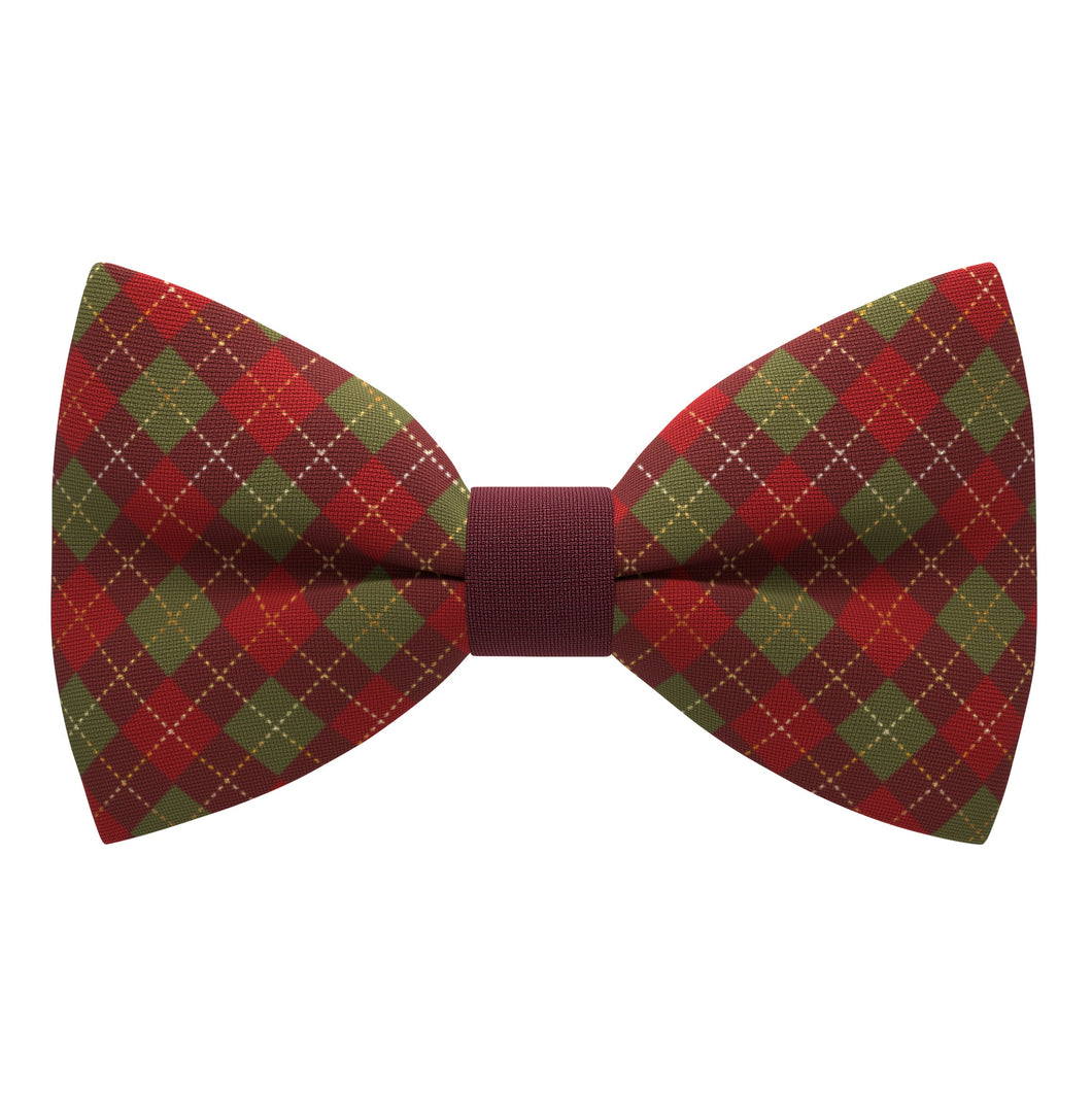 Red Plaid Bow Tie - Bow Tie House