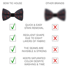 Musical Violin Brown Bow Tie - Bow Tie House