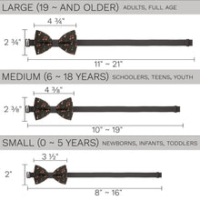 Musical Notes Brown Bow Tie - Bow Tie House