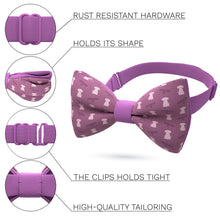 Purple Dog Bow Tie - Bow Tie House