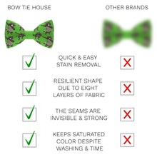 Green Raccoon Bow Tie - Bow Tie House