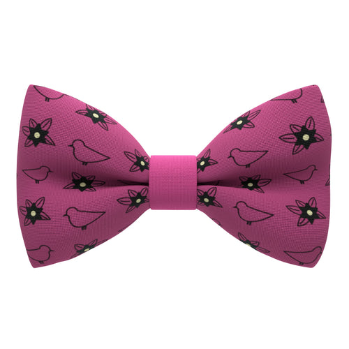 Pink Birds Bow Tie - Bow Tie House