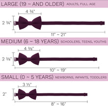 Crape Plum Bow Tie - Bow Tie House