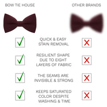 Burgundy Bow Tie - Bow Tie House
