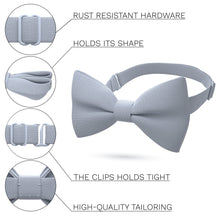 Cloud Grey Bow Tie - Bow Tie House