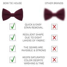 Dark Red Bow Tie - Bow Tie House