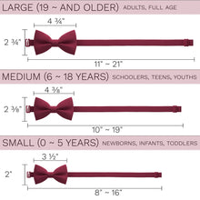 Deep Red Bow Tie with Handkerchief Set - Bow Tie House