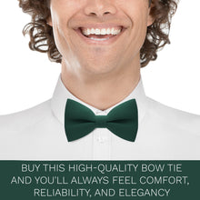 Emerald Green Bow Tie with Handkerchief Set - Bow Tie House