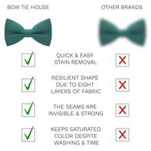 Green Teal Bow Tie - Bow Tie House