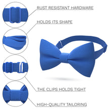 Natural Blue Bow Tie - Bow Tie House