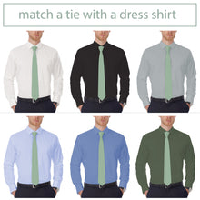 Gabardine Celadon Green Necktie