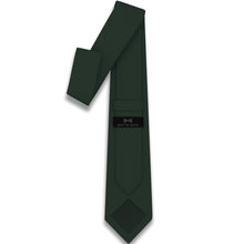 Gabardine  Dark Green Necktie