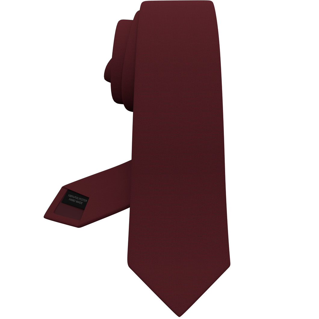 Gabardine Dark Red Necktie