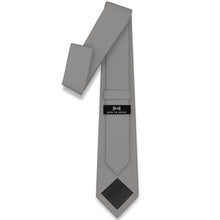 Gabardine Grey Fog Necktie