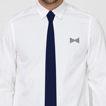 Gabardine Navy Blue Necktie