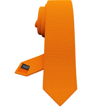 Gabardine Orange Necktie