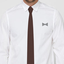 Gabardine  Pecan Brown Necktie