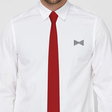 Gabardine Red Necktie