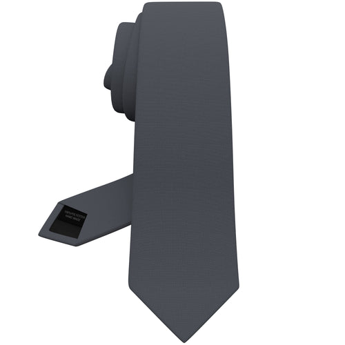 Gabardine Slate Grey Necktie