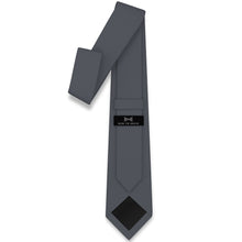 Gabardine Slate Grey Necktie