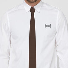 Gabardine Truffle Brown Necktie