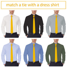 Gabardine Yellow Necktie