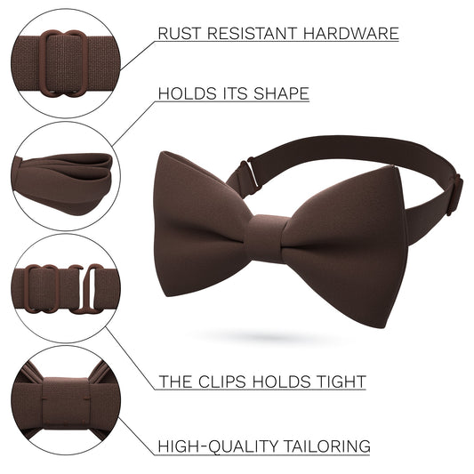 Pecan Brown Bow Tie - Bow Tie House