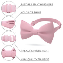 Rose Quartz Bow Tie - Bow Tie House