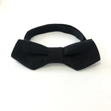Black Diamond Linen Bow Tie - Bow Tie House