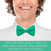 Linen Green Mint Bow Tie - Bow Tie House