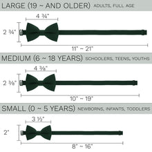 Linen Hunter Green Bow Tie - Bow Tie House