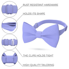 Linen Lavender Bow Tie - Bow Tie House