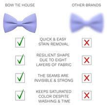 Linen Lavender Bow Tie - Bow Tie House