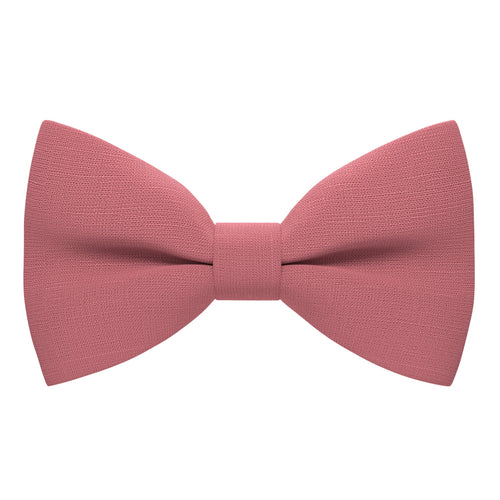 Linen Light Coral Bow Tie - Bow Tie House