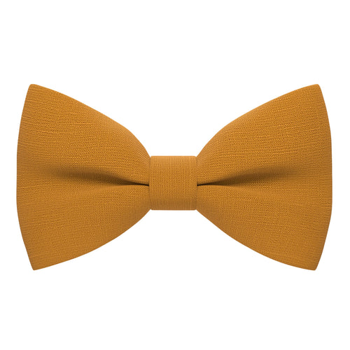 Linen Yellow Bow Tie - Bow Tie House