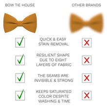 Linen Yellow Bow Tie - Bow Tie House