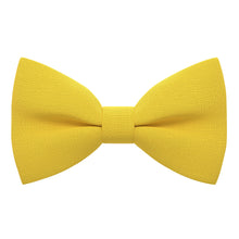Linen Yellow Bow Tie - Bow Tie House