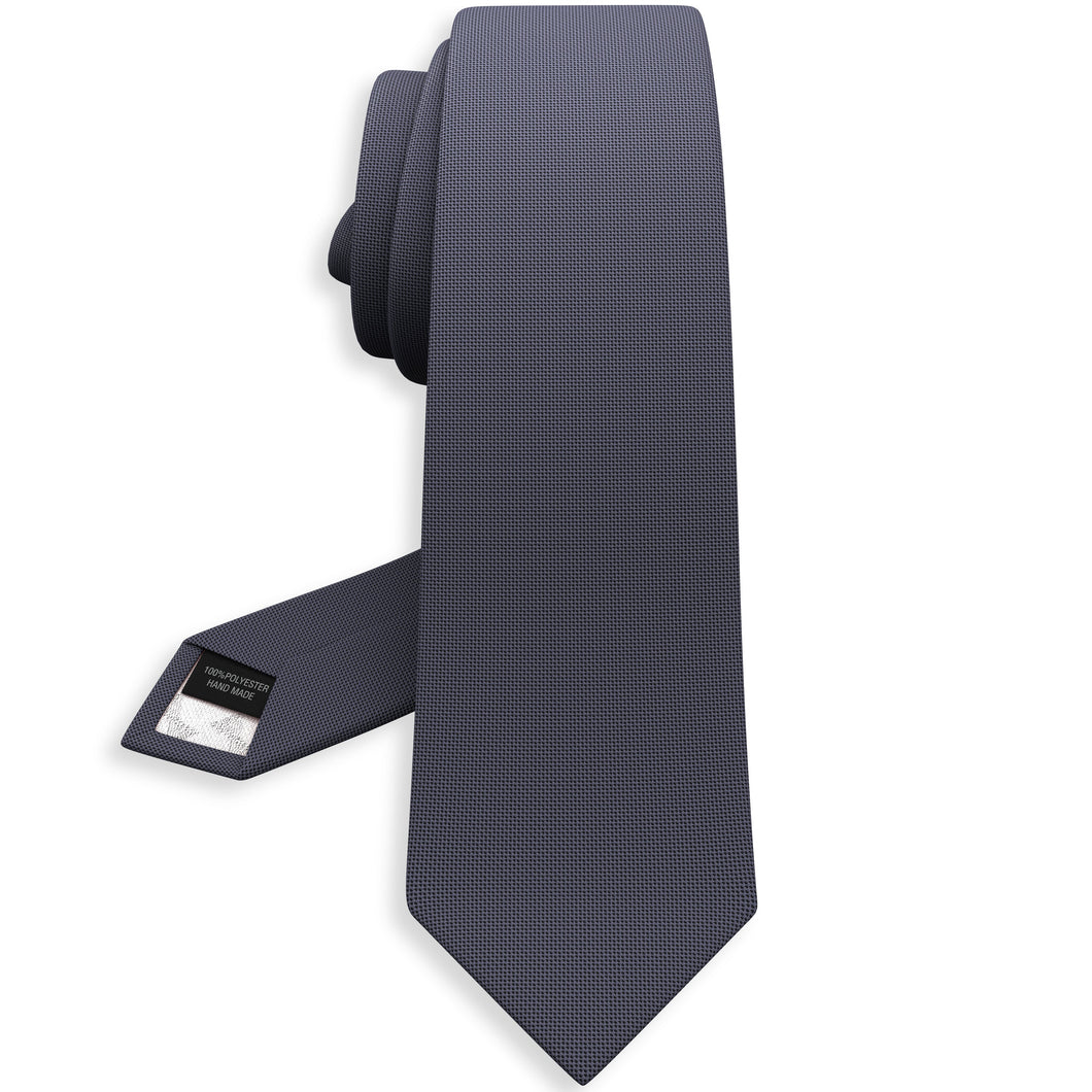 Oxford Slate Grey Necktie