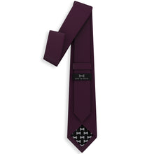 Oxford Wine Red Necktie