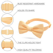 Satin Gold Bow Tie - Bow Tie House