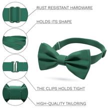 Satin Jade Green Bow Tie - Bow Tie House