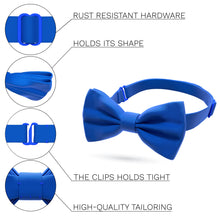 Satin Royal Blue Bow Tie - Bow Tie House
