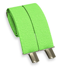 Fluorescent Green Slim Suspenders for Men & Women Y-back Shape 1 inch wide