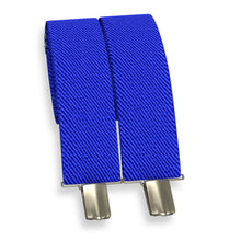Royal Blue Slim Suspenders for Men & Women Y-back Shape 1 inch wide