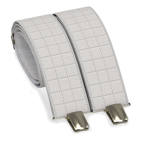 Cloud Grey Suspenders Y-Shaped 13/8