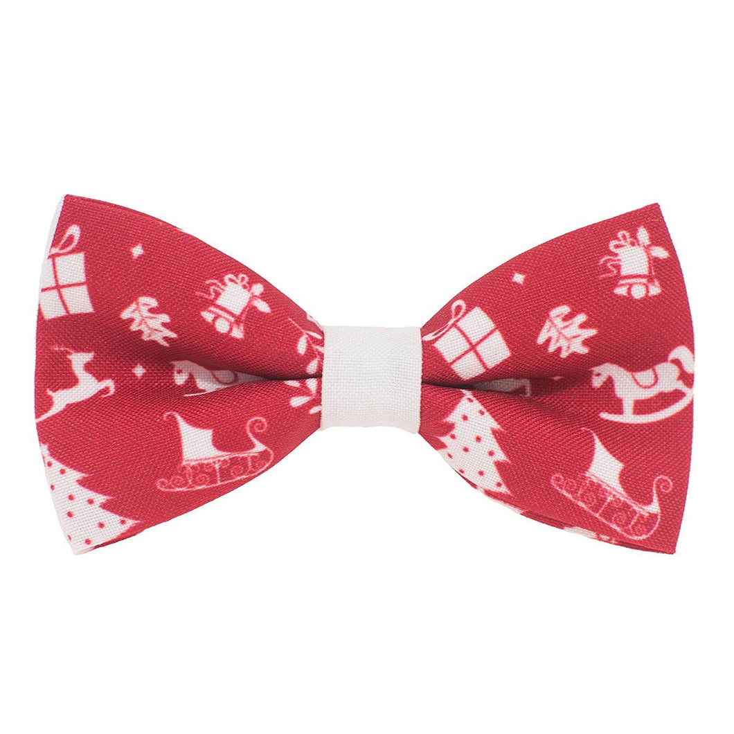 Christmas Toys Red Bow Tie - Bow Tie House