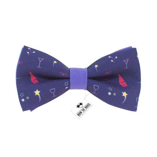 Champagne Purple Bow Tie - Bow Tie House