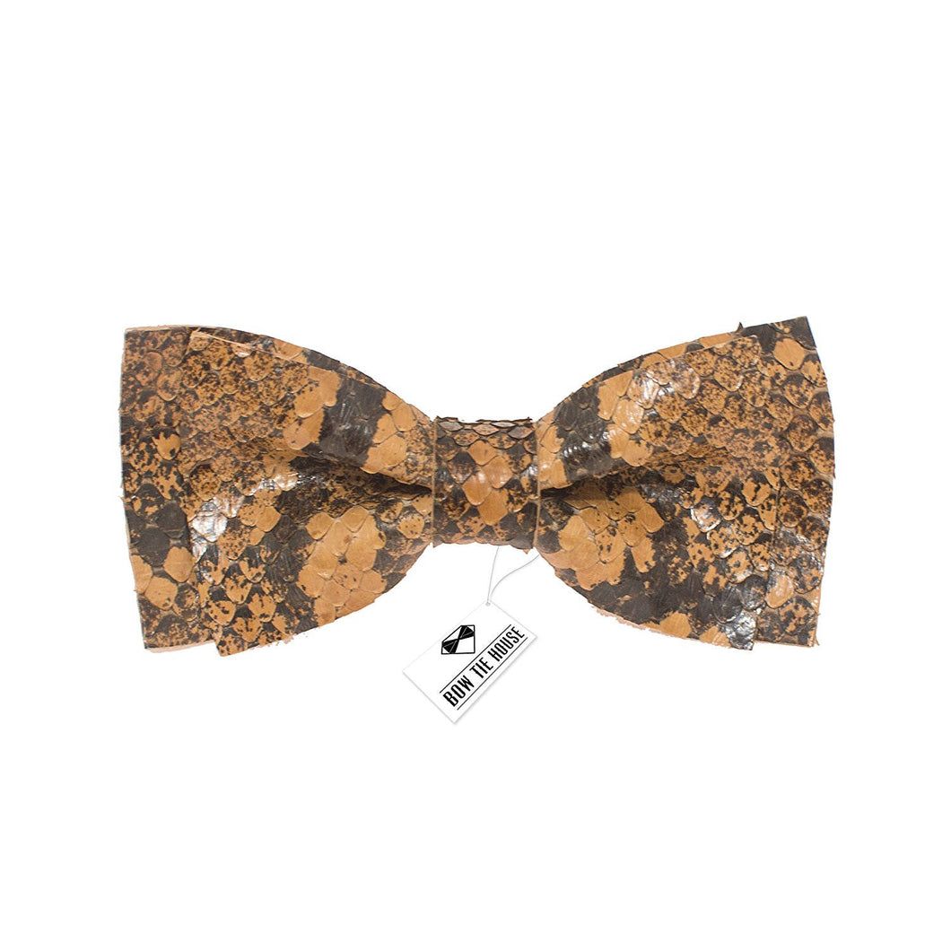 Leather Python Bow Tie - Bow Tie House